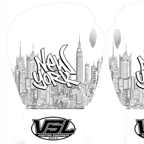 NYC Boxing Gloves Design by Simeo