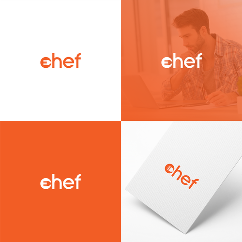 "CHEF": Food & Cooking Social Media Logo Design by golden_koi