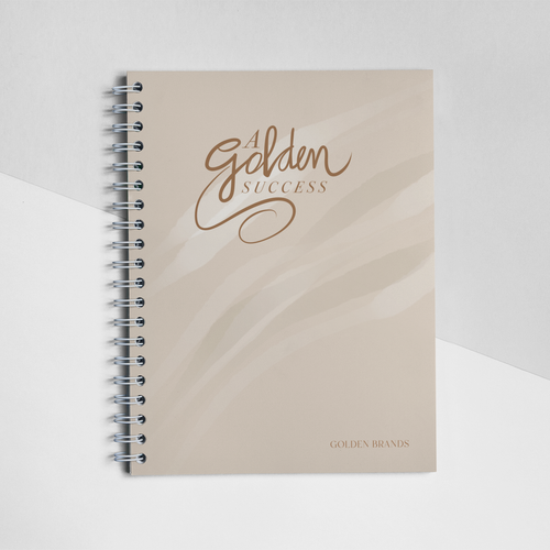 Inspirational Notebook Design for Networking Events for Business Owners Diseño de Sam.D