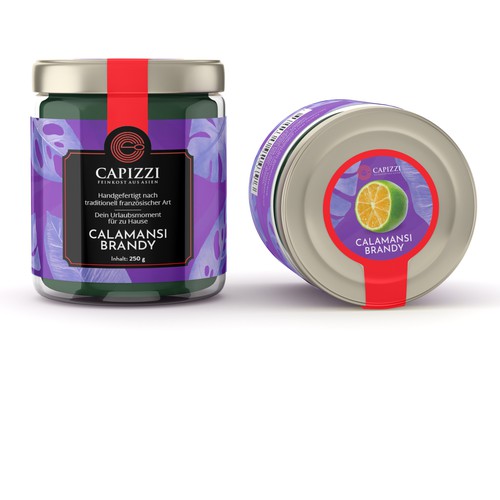 Label for exclusive fruit spreads made of tropical fruit Design by CK Graphic