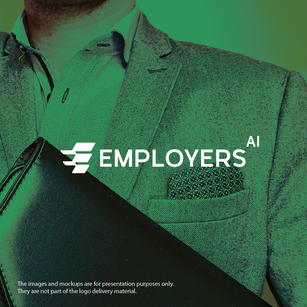 E symmetrical abstract logo