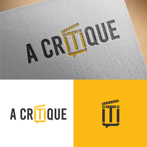 What would a film critique logo look like? Design by Big Pine Design