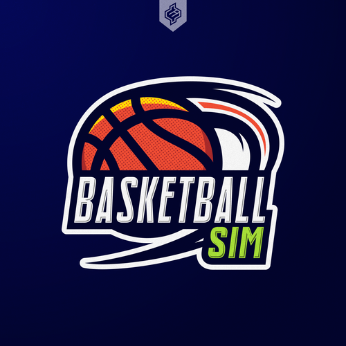 Basketball Simulator Logo Design Design by Rudest™