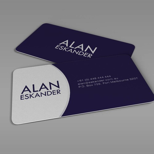 Create a business card for entrepreneur  with multiple businesses Design by Albertus Luki