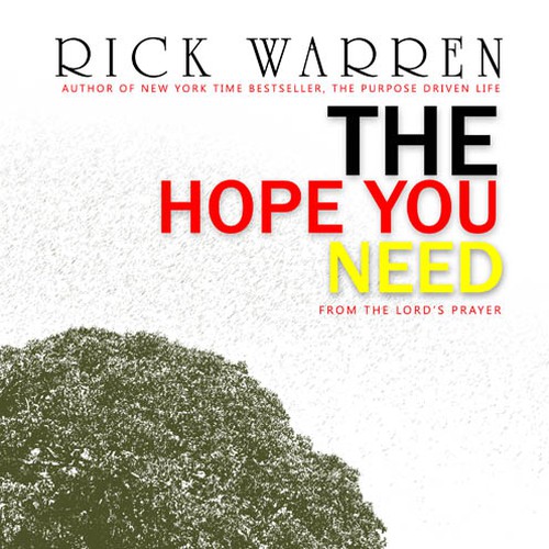 Design Rick Warren's New Book Cover Diseño de Mike-O