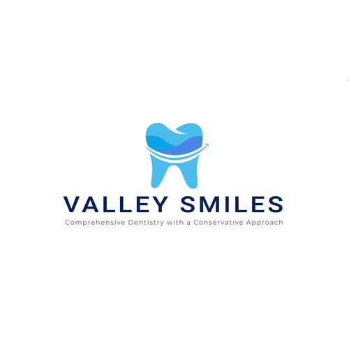 Valley Smiles dental office logo Design by Digital Genius Nic