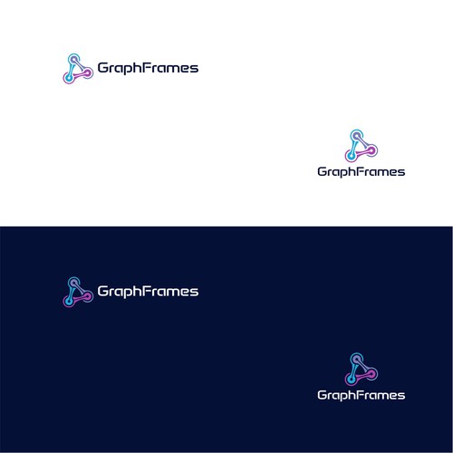 GraphFrames Logo - an open-source software project for big data networks Design by BAdesign