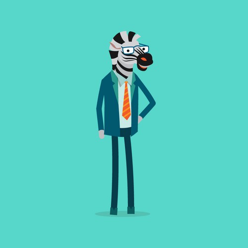 Mascot/Character Design - Zebra Design by Dakarocean