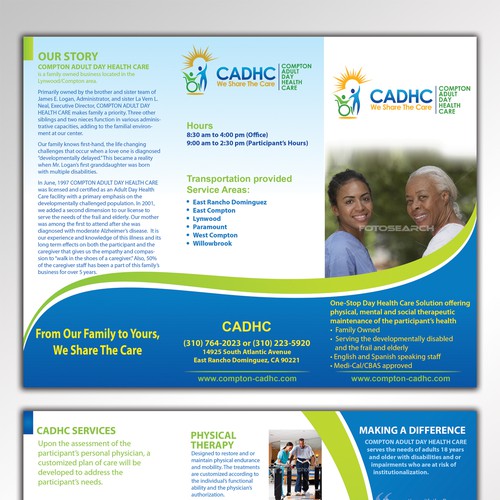 Help Compton Adult Day Health Care with a new brochure design Design by Arttero