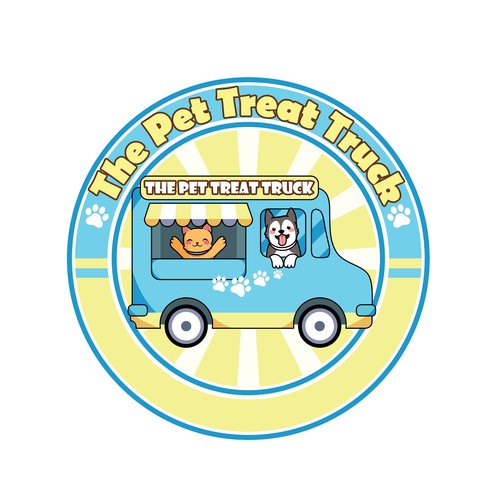 Design a cute/cartoon logo for our dog food truck! Design by yukiaruru