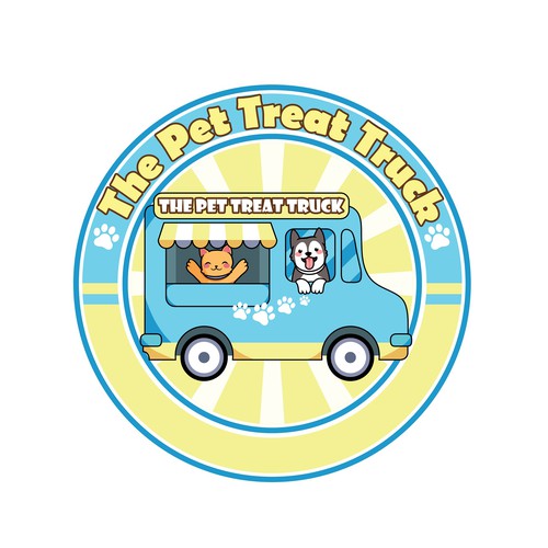 Design a cute/cartoon logo for our dog food truck! Design by yukiaruru