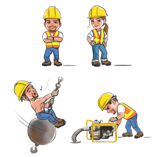 Design The Best Construction Worker Emoji Make An Additional 500