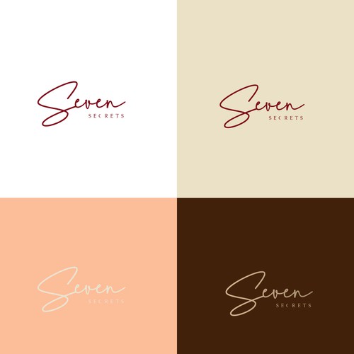 Logo Design for luxurious massage oil brand "Seven Secrets" Design by NajninD