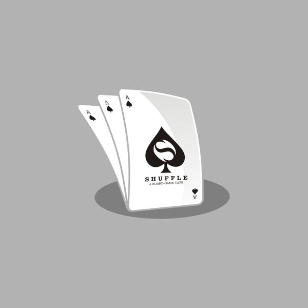 Design by Marsy' titled "Logo for Shuffle - A Board Game Cafe"