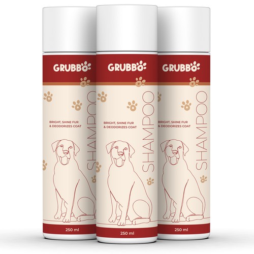 Design Design label for dog shampoo di Imee008