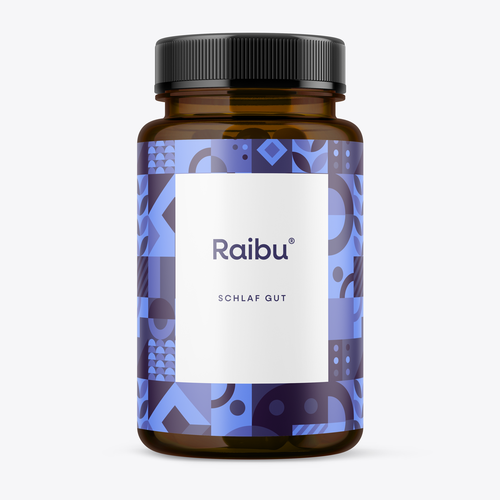 Create a Premium Supplement Jar Label for Natural Supplement Brand! Design by athenabelle