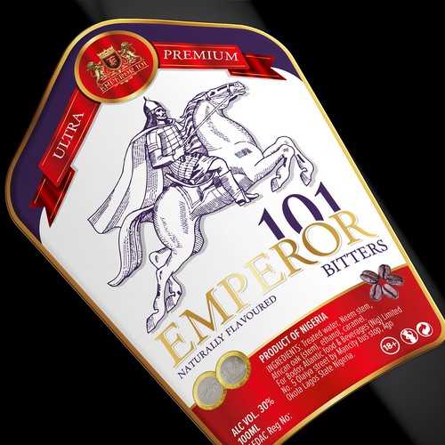 An eye catching label design Design by laudes