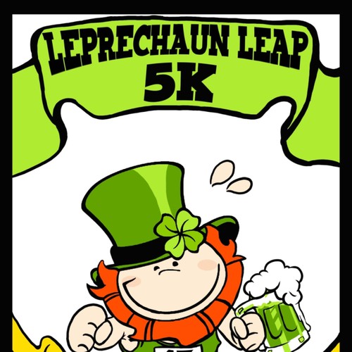 New design wanted for "St. Patty's Day 5k Leprechaun Leap" Diseño de devondad