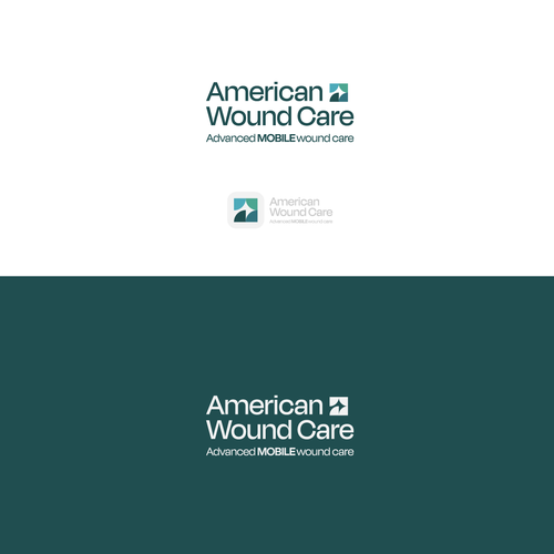 Clean logo for mobile wound care center Design by beyonx