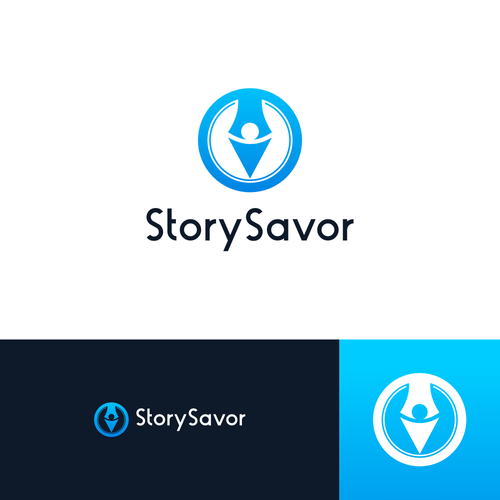 Design a logo for acompany that connects people with professional story tellers. Design von muuter