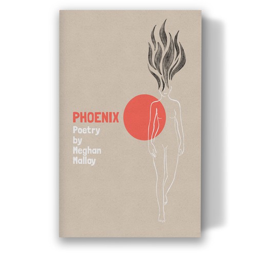 Introspective, Emotional and Empowering Poetry Book Cover Design Design por Particular