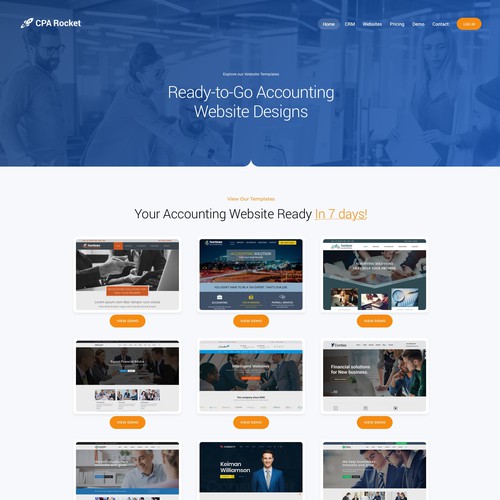 Website Design for our Accounting CRM Software Design von keilaMaria