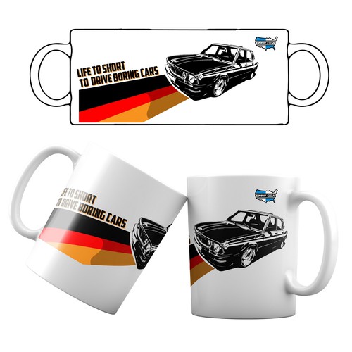 Coffee mug design for the bmw car club of america (full-wrap design), Cup  or mug contest