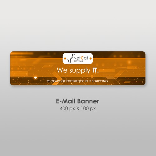 Need a e-mail banner design Design by Wisden