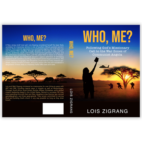 Create an Awesome Nonfiction Book Cover about a Missionary in War-Torn South Africa Design by Nitsua
