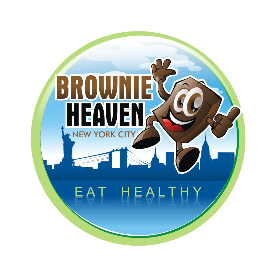 Brownie logo with the title 'ASAP! Artist with Strong Drawing and Cartoon Illustration Skills needed for Brownie Heaven NYC!!!'