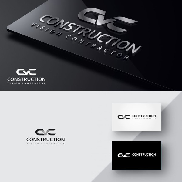 Design by MNM90 titled "logo design for Construction vision contractor"