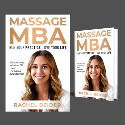 Book cover for a business book about massage therapy. Design by Whizpro