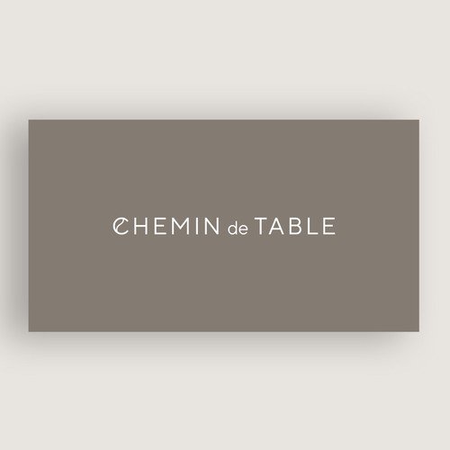 Elegant and modern logo for our website specialised in table cutlery Design by Bojana.