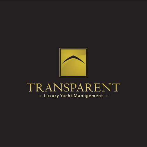 logo for TRANSPARENT Luxury Yacht Management Design by hey John!