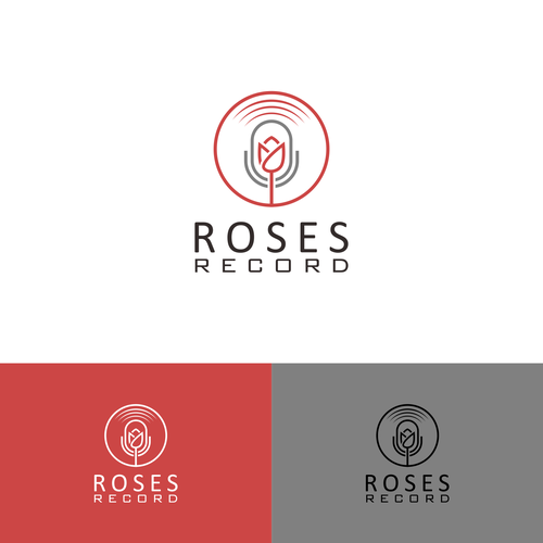 Roses - We are looking for a minimal, innovative logo for a record label Diseño de bilgraphic studio™