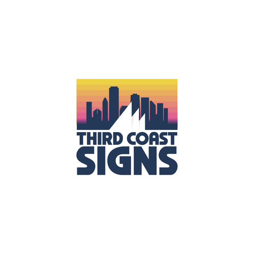 New vibrant business logo and branding for a sign making company serving Chicago Design by NinjaMouse™