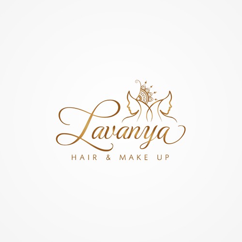 Indian/Western - Hair and Make up logo Design by EllyFish