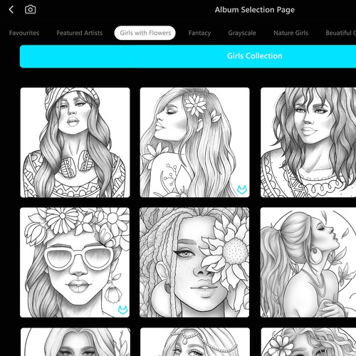 Coloring App design For Windows Design by ⭐Riana⚡⚡