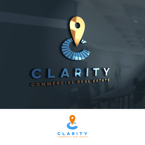 Logo + Brand Guide for Clarity Commercial Real Estate Design by Stefano Pizzato