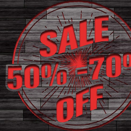 CASUAL STREET WEAR CLOTHING STORE GRAND OPENING SIGN Design by Saharsa