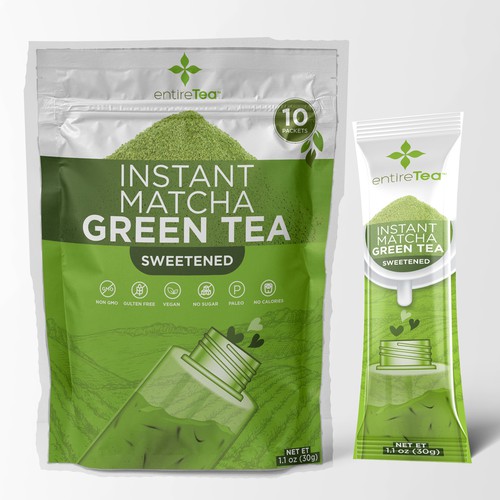 Green Tea Product Packaging Needed Design by Abdul Mukit