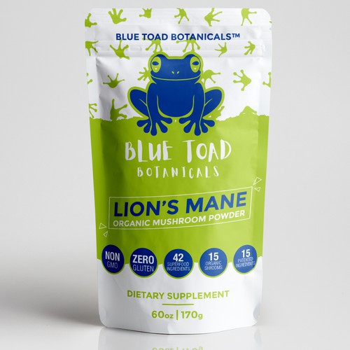 Blue Toad Botanicals™ Needs A Fun & Creative Package Design! Design by Bittu2015