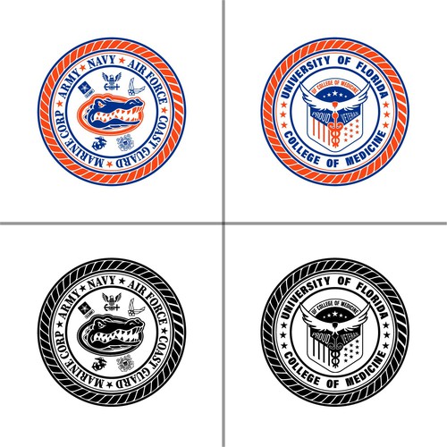 University of Florida Veterans Day Coin Contest Design by Hossam zakria