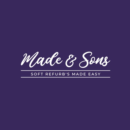 Luxury Meets Ease: Logo & Card Design for Made & Sons Design by Razades Studio