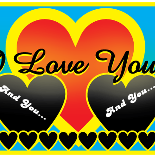コンペ「"I Love You! And You... And You..." [LOGO - $355]」のデザイン by ALIVE Designさん 