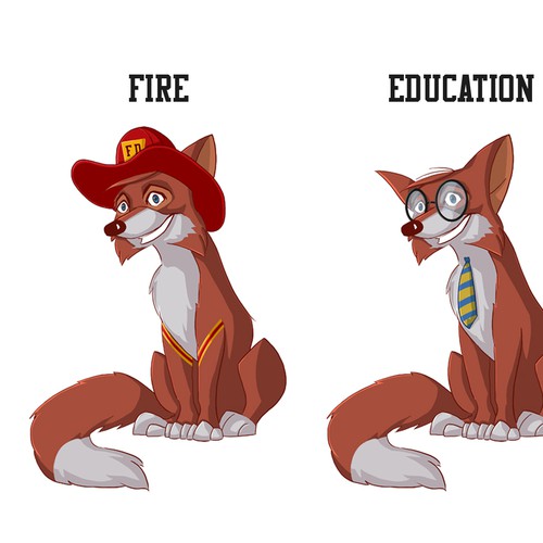 Fox Character Design Contest Design by sismisefendija