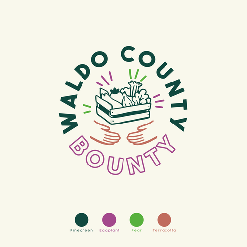 99nonprofits winner - Design a fresh, active logo for a nonprofit fighting hunger with locally grown foods in Maine. Design by Ameline Studio