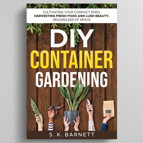 Container Garden Book cover Design by Rezy