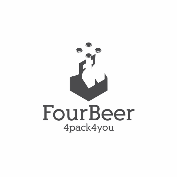 Design by A&D 81 titled "4Beer logo design concept"