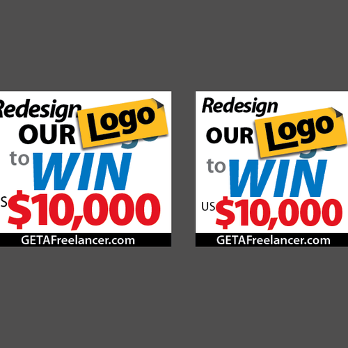 Logo / Graphic to promote US$10,000 Logo Design Competition Design by Luckykid